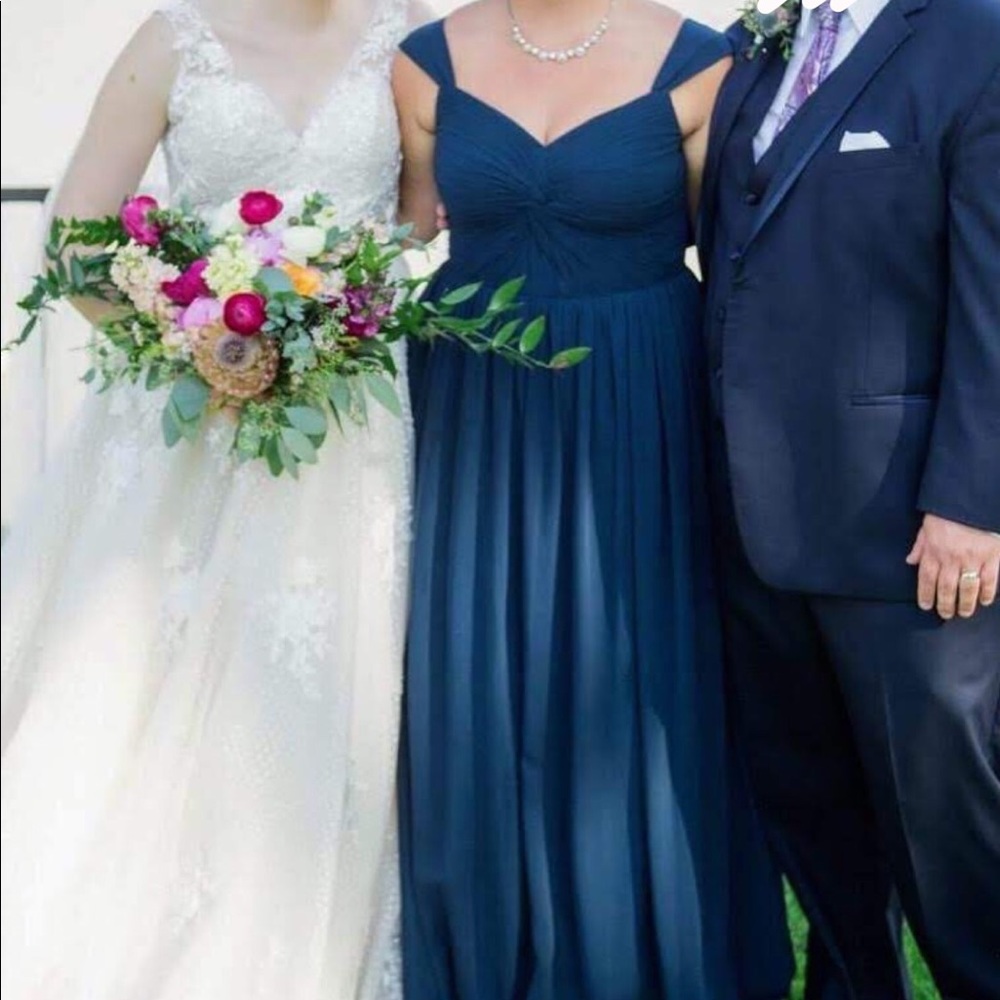 Azazie Dark Navy Dress *Offers accepted*